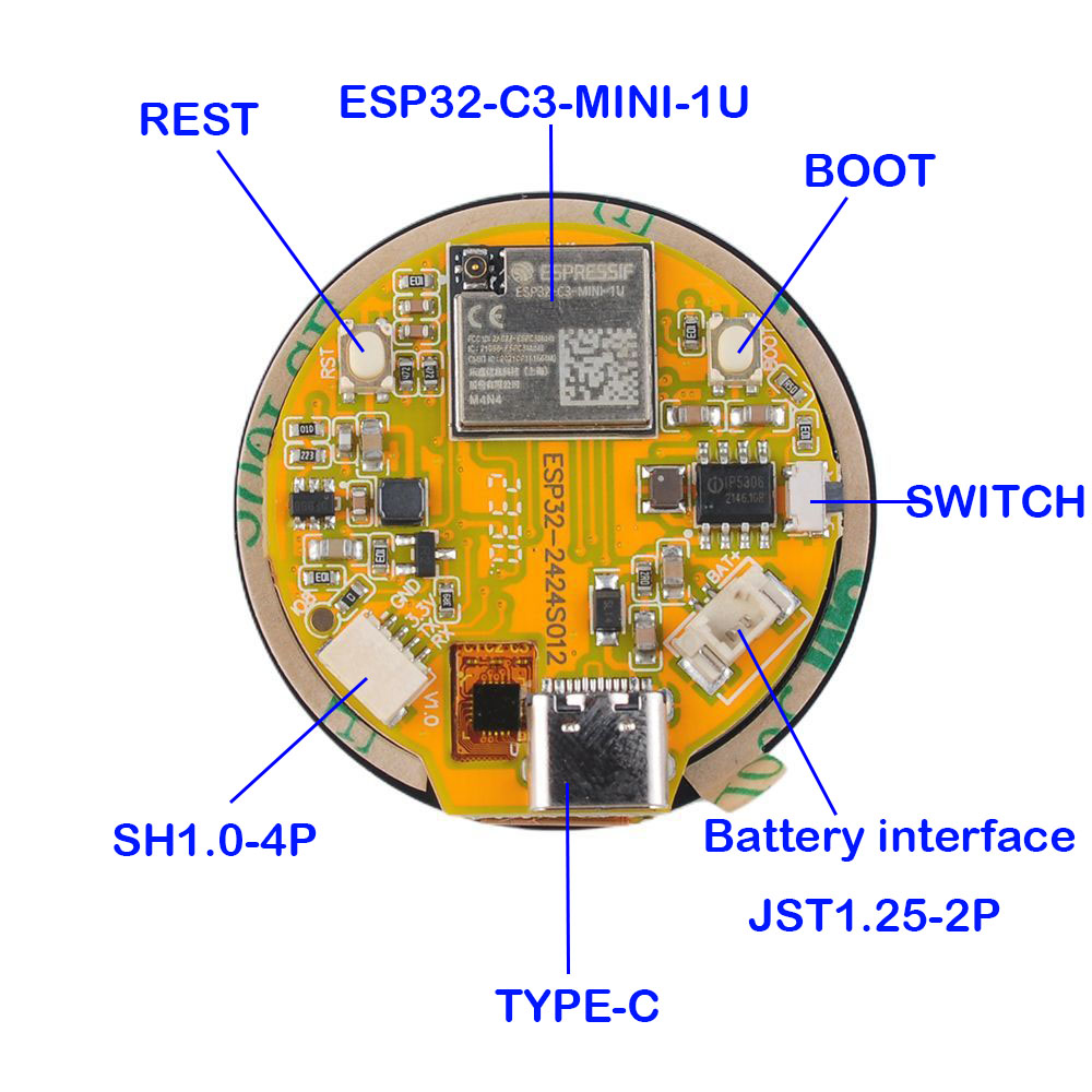 ESP32 Display 1.28 inch ESP32- – обзор и цена Home Automation Industry