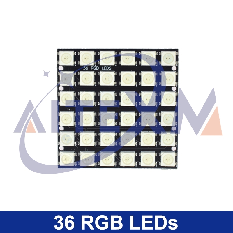 WS2812 Module 5050 RGB 4x4 8x8 – обзор и цена Rgb Led Matrix 8X8