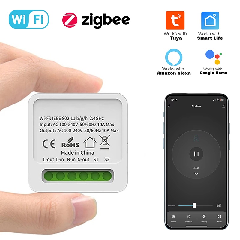 Tuya 16A Mini Wifi Smart Switc – обзор и цена Smart Home Automation Diy