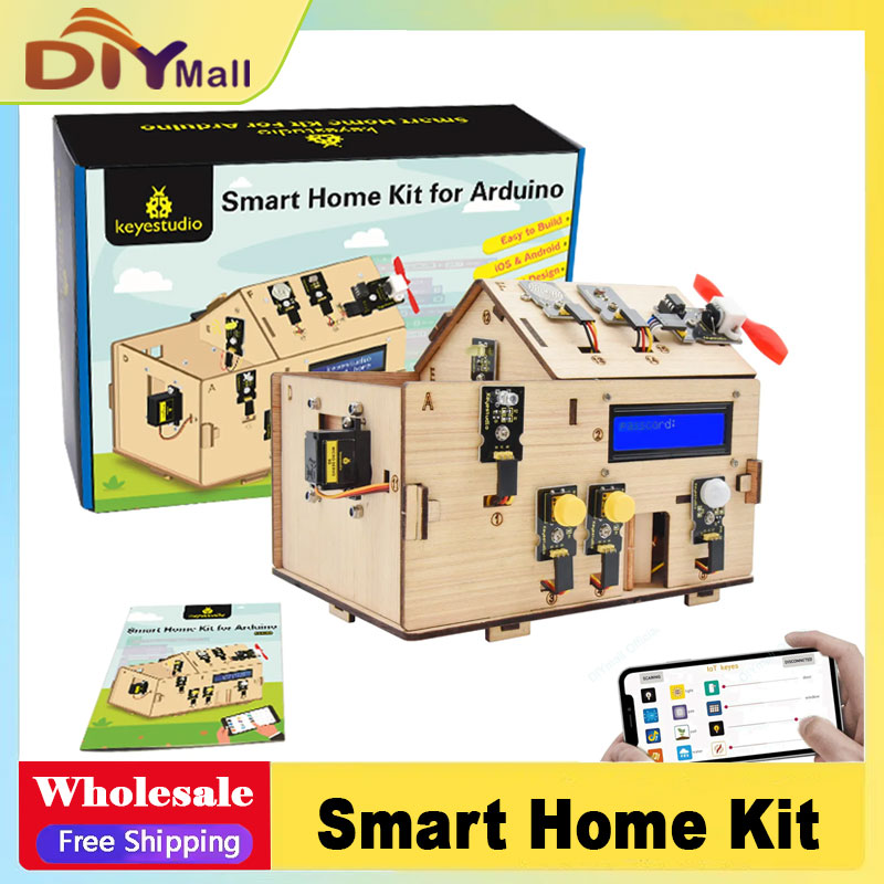 Keyestudio Smart IoT Home Kit  – обзор и цена Smart Home Automation Diy