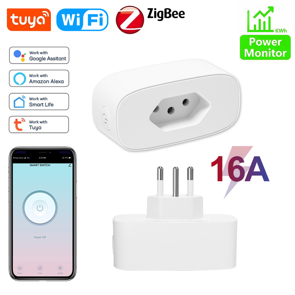 Tuya Wifi Brazil Smart Plug 16 – обзор и цена Home Automation Ideas