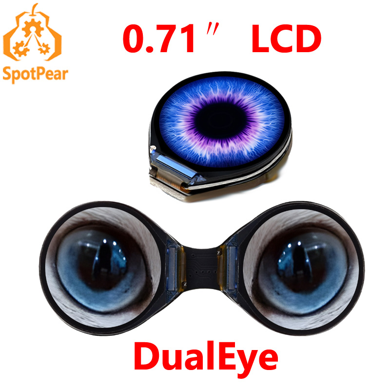 Waveshare 0.71inch Double Eye  – обзор и цена Home Automation Arduino