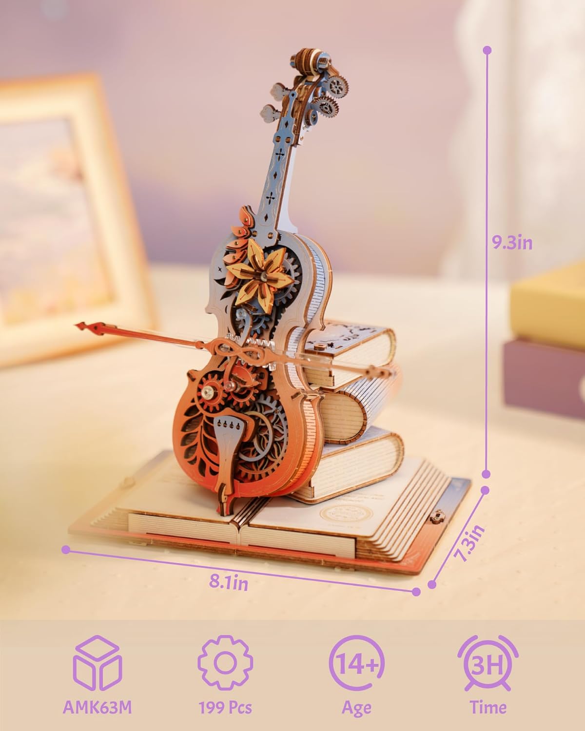 ROKR 3D Magic Cello - 3D Woode – обзор и цена Home Automation Diy