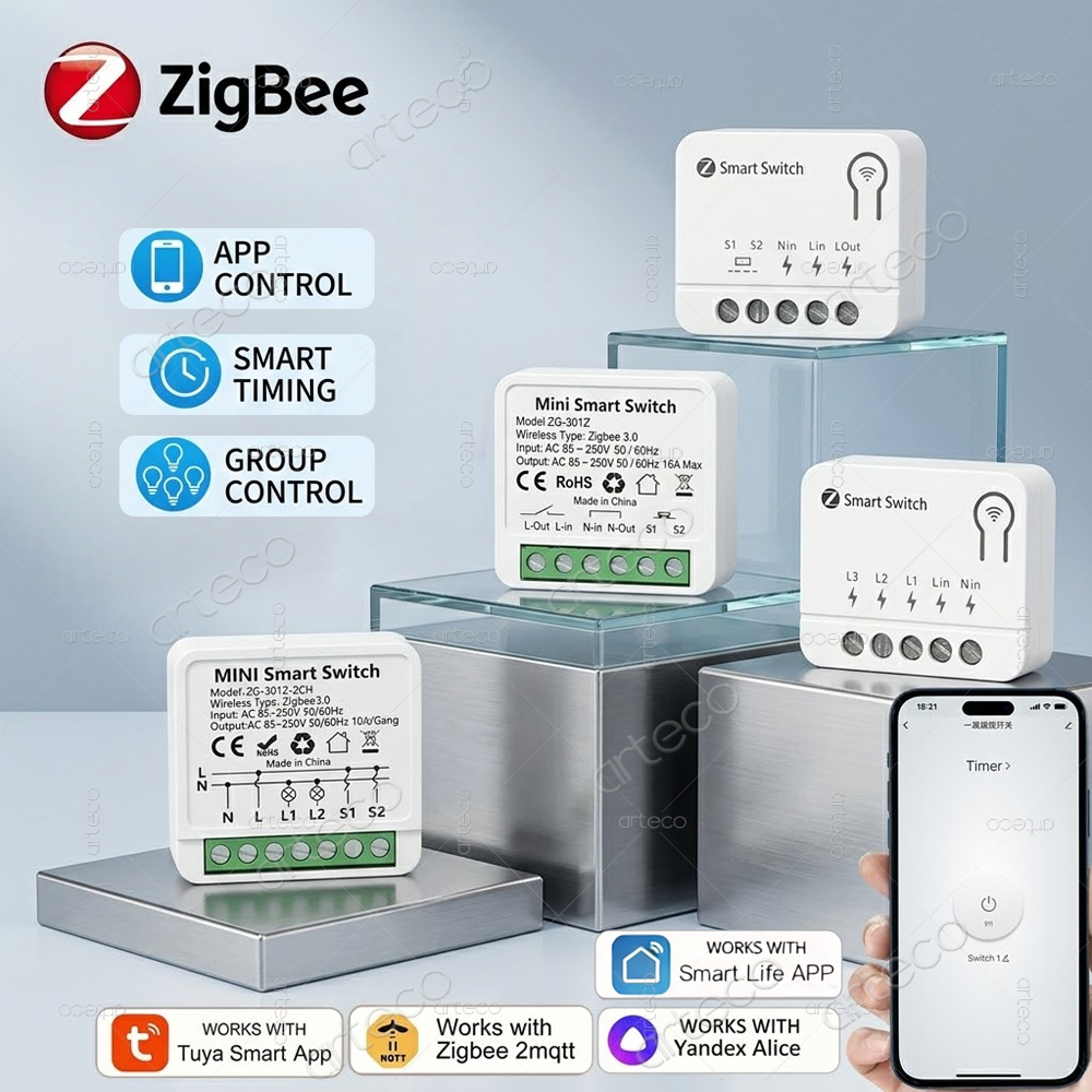 Tuya Zigbee Mini DIY Smart Swi – обзор и цена Smart Home Automation Diy