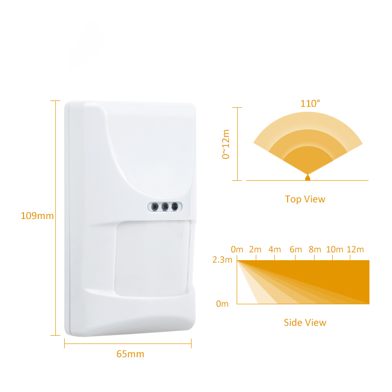 1/3pcs Wired Indoor PIR Microw – обзор и цена Motion Sensor Pir Wired