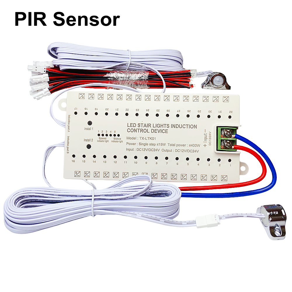 TX-LTK01 Stair Step LED Contro – обзор и цена Motion Sensor Pir Wired