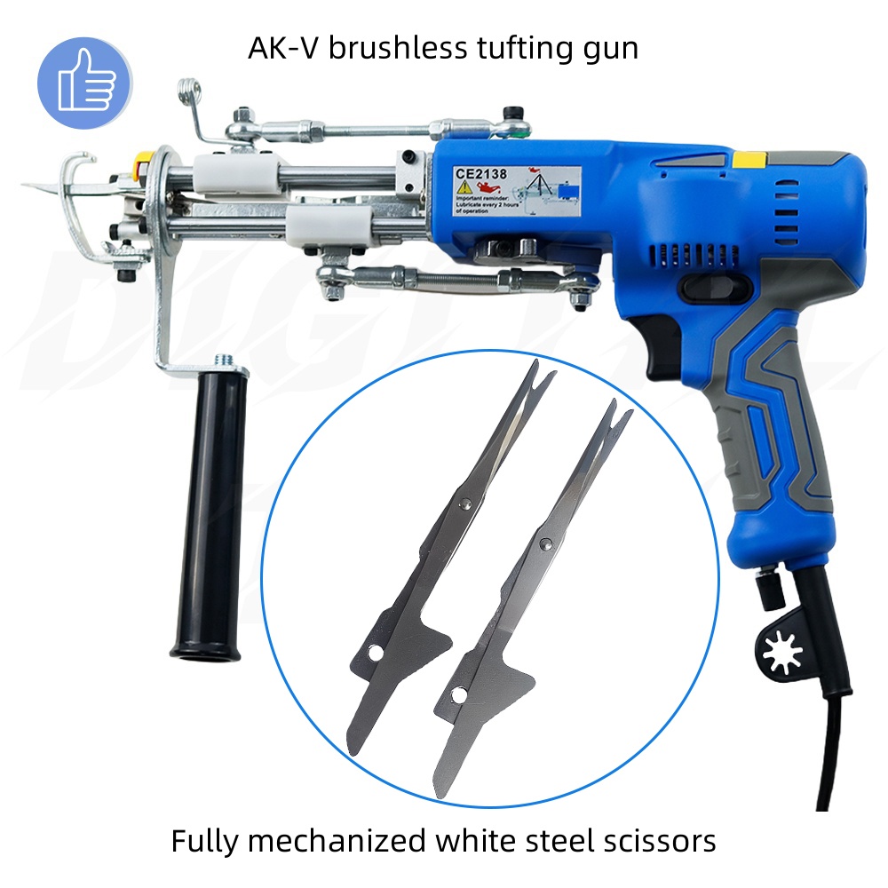 AK-V brushless tufting gun 2 I – обзор и цена Diy Automation