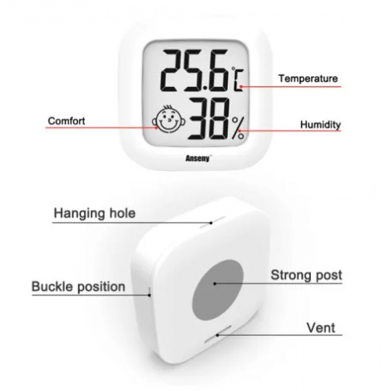 LCD Digital Thermometer Hygrom – обзор и цена Home Automation Industry