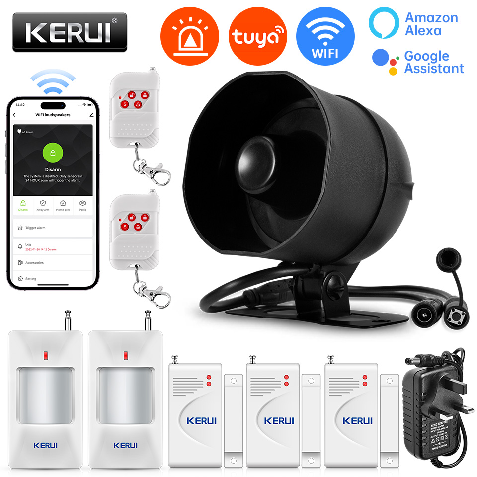 KERUI 120db Siren Alarm System – обзор и цена Smart Home Automation Diy