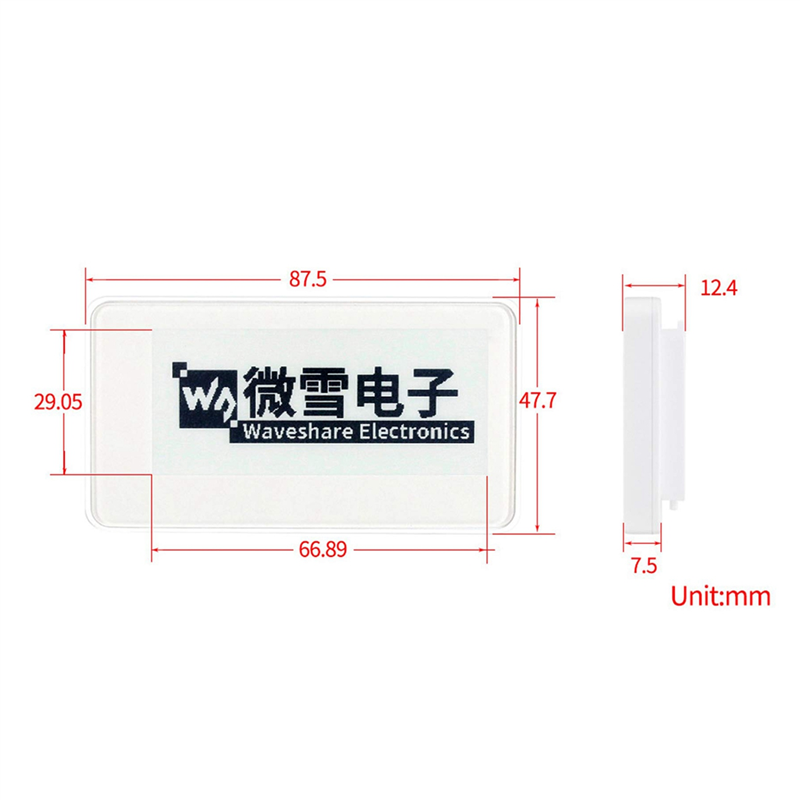 RISE Waveshare 2.9 Inch Wirele – обзор и цена Display Epaper 2.9