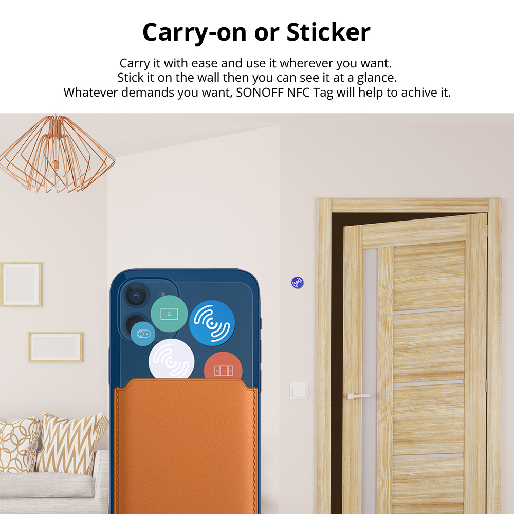 SONOFF NFC Tag Ntag215 Sticker – обзор и цена Sonoff Basic Switch