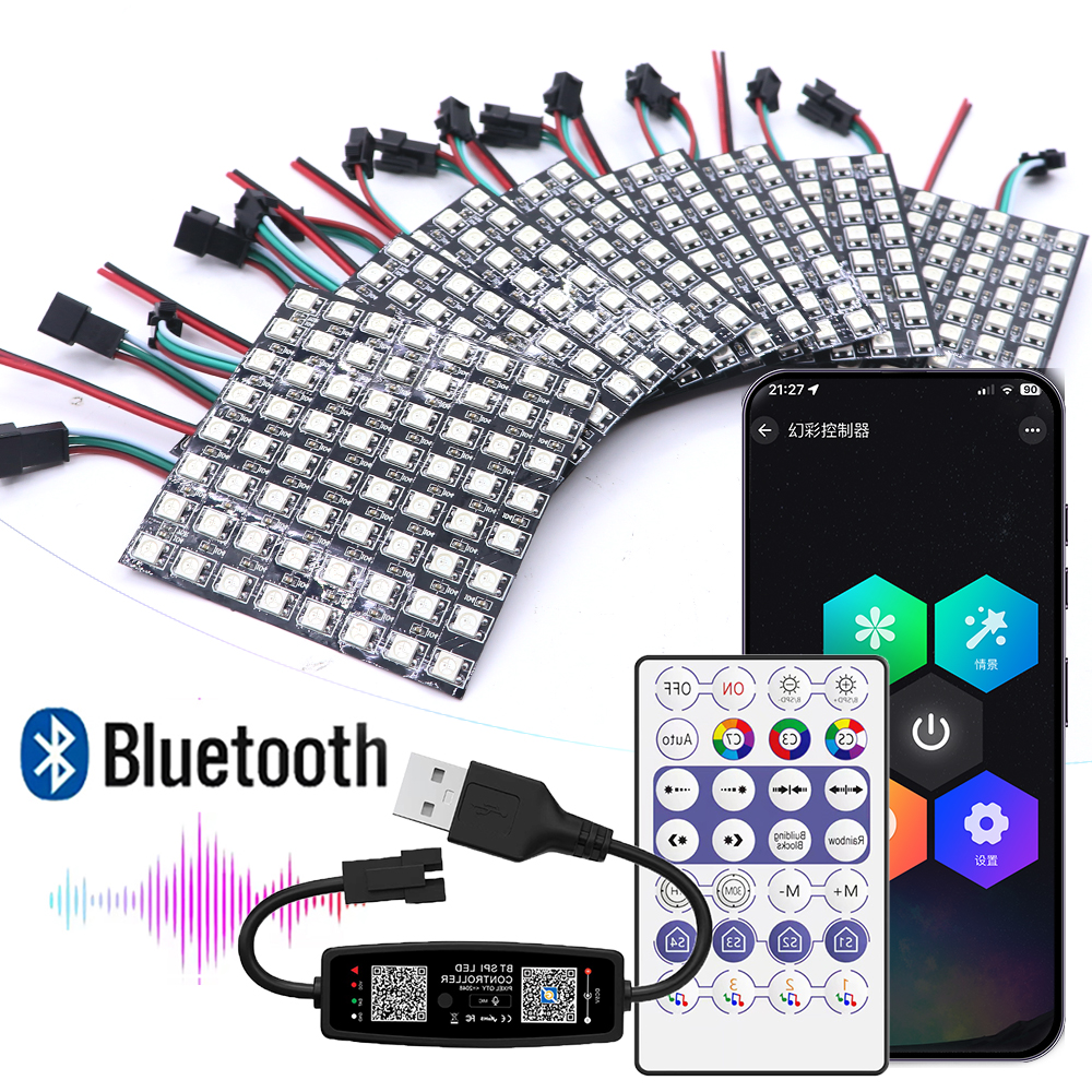 LED USB 28Keys 2.4G Controller – обзор и цена Rgb Led Matrix 8X8