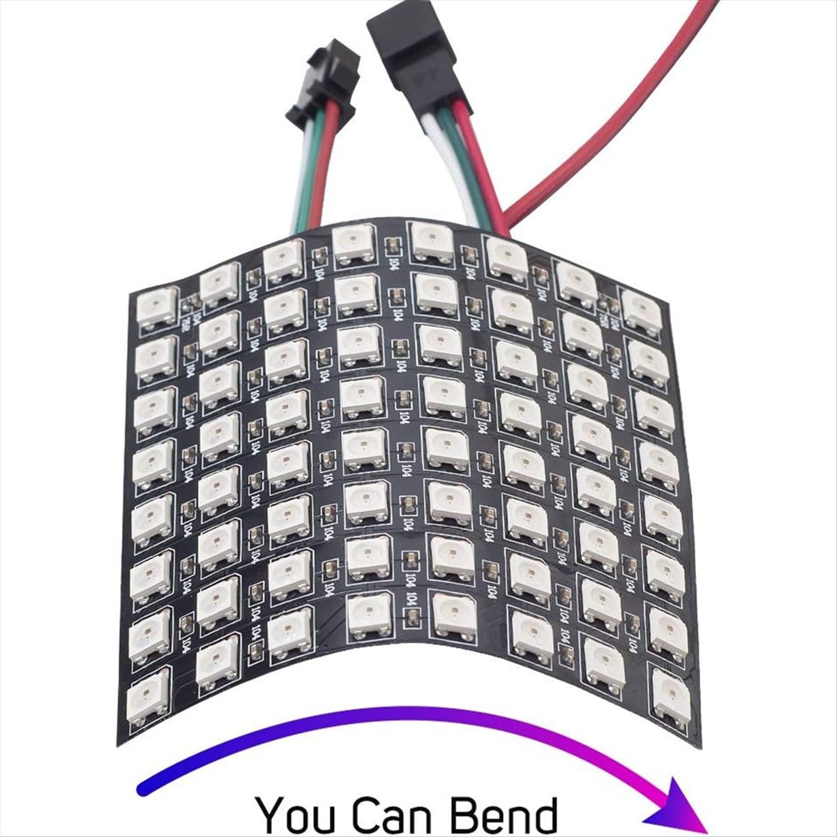 A36R WS2812B Dot Matrix Screen – обзор и цена Rgb Led Matrix 8X8
