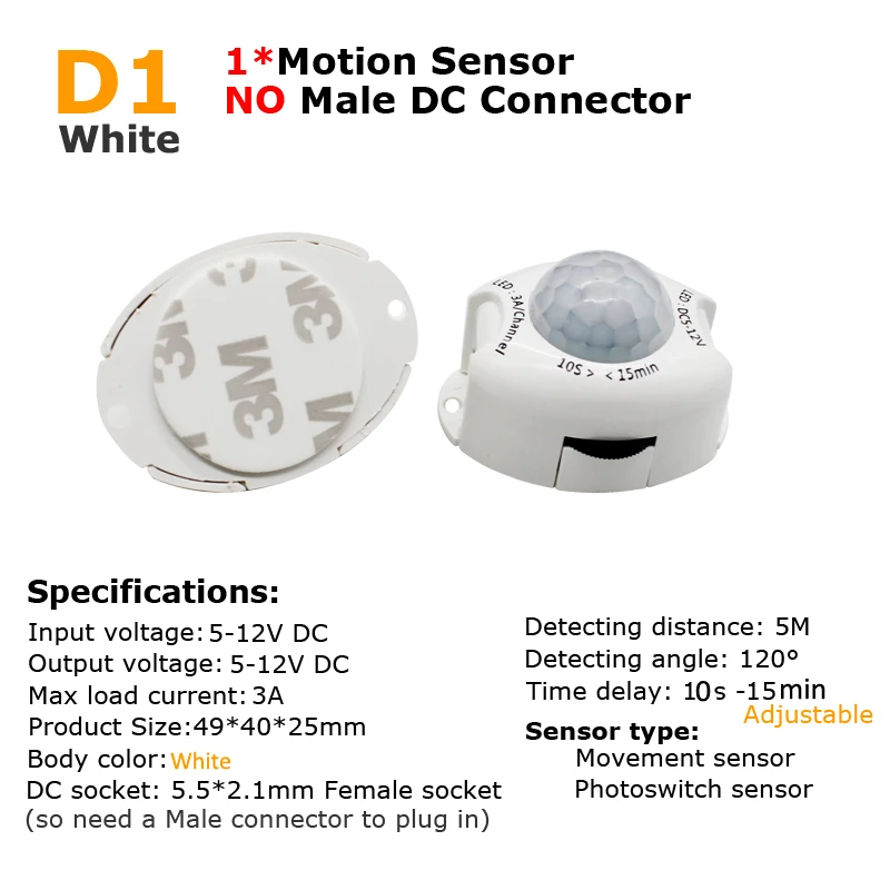 PIR Motion Sensor Switch 12V D – обзор и цена Motion Sensor Pir Wired