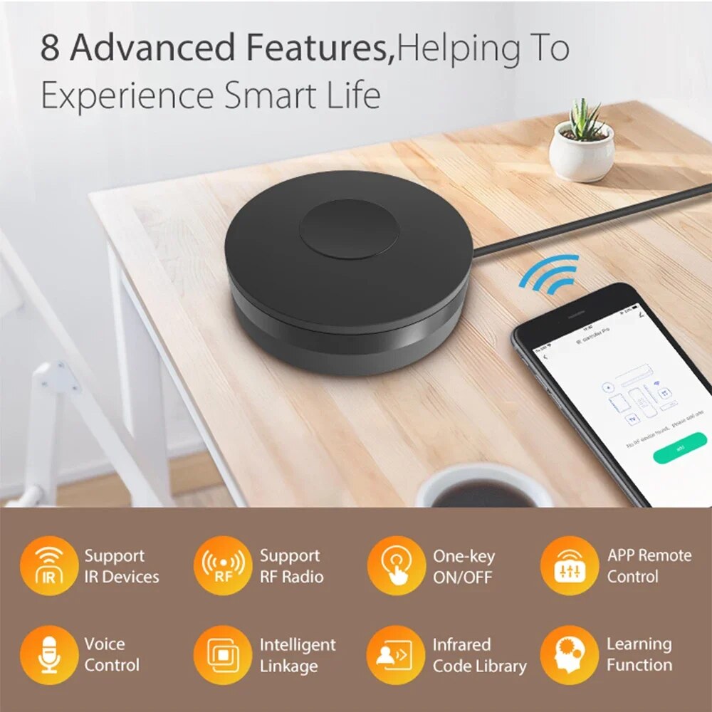 Tuya Smart Wifi RF IR Remote C – обзор и цена Ir Blaster Universal