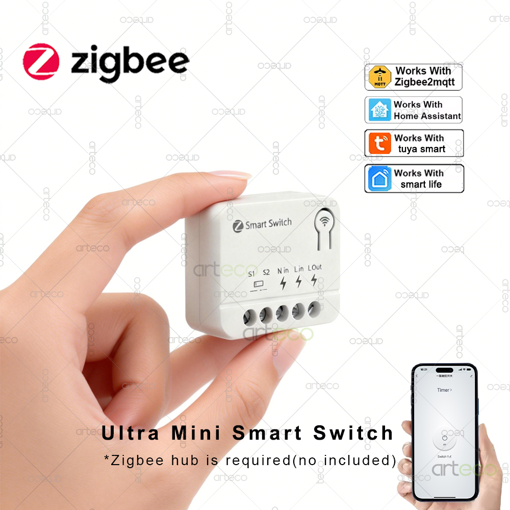 Zigbee Mini Breaker DIY Smart  – обзор и цена Smart Home Automation Diy