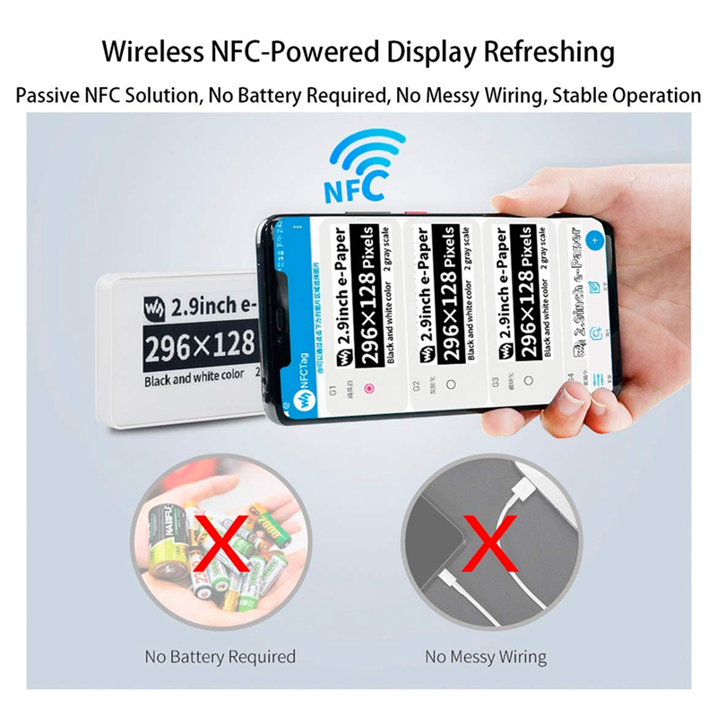 Waveshare 2.9 Inch Wireless NF – обзор и цена Display Epaper 2.9
