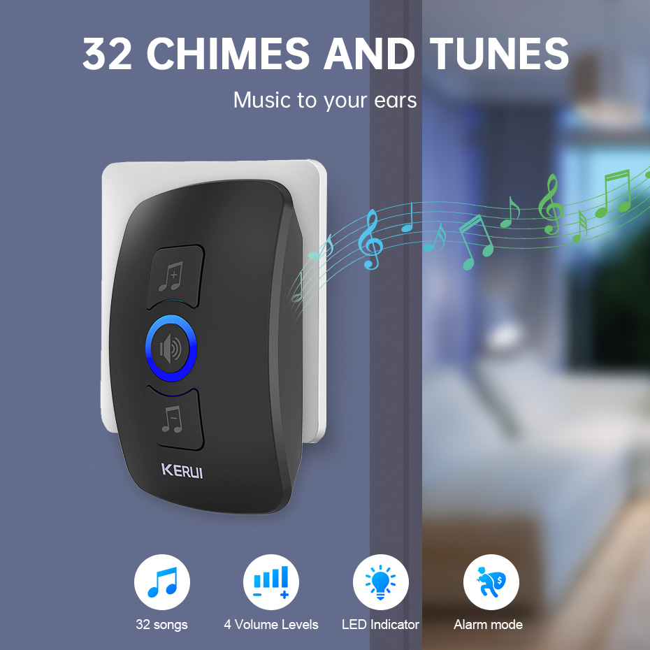 KERUI M525 Door Bell Chime Kit – обзор и цена Smart Home Automation Diy