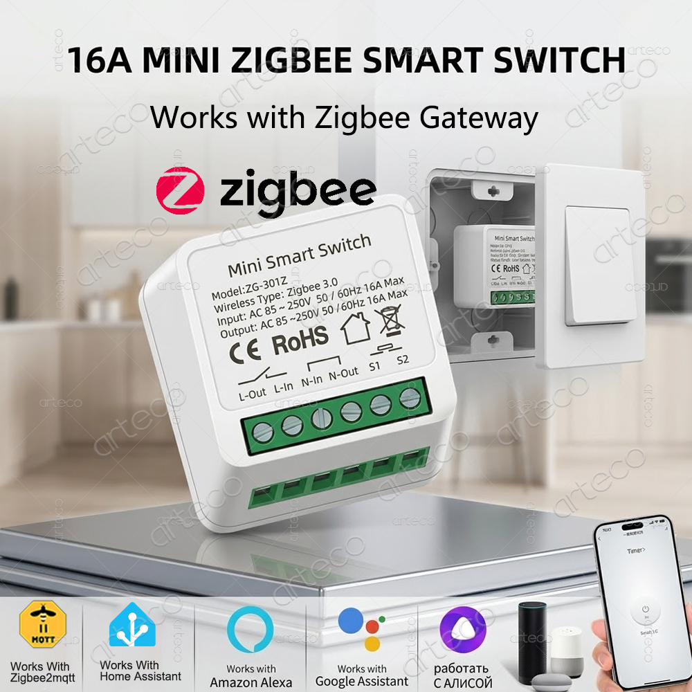 Mini Zigbee 3.0 Smart Switch 1 – обзор и цена Diy Home Automation Hub