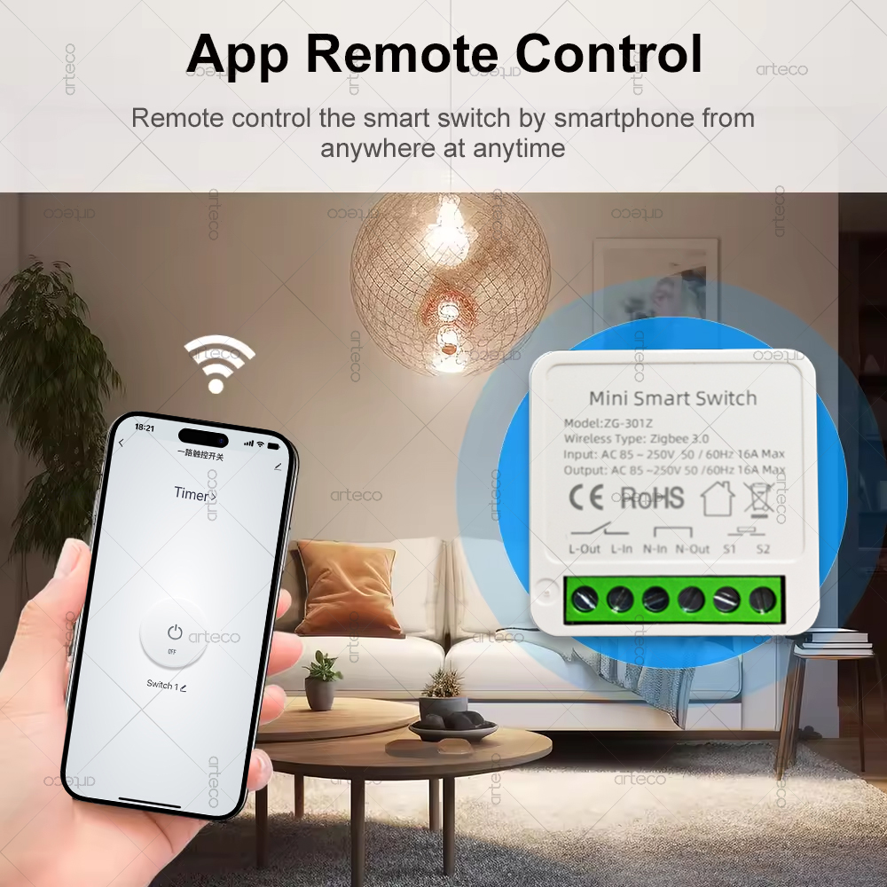Mini Zigbee 3.0 Smart Switch 1 – обзор и цена Diy Home Automation Hub